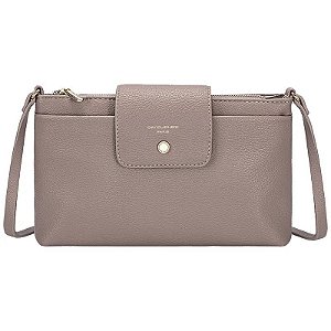 Bolsa David Jones Feminina CM7829 Rosa Adobe