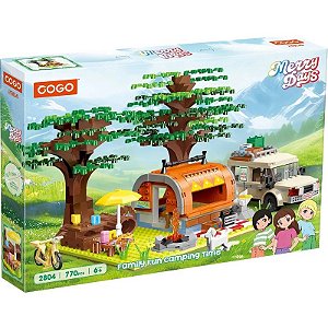 Jogo Cogo Merry Days Diversão em Família Acampamento - 2804 (770 Peças)