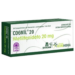 Comprimido Cognil 10 Metilfenidato 20MG (30 Comprimidos)
