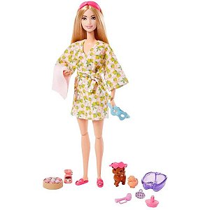 Boneca Barbie Dia de Spa Autocuidado Mattel - HKT90
