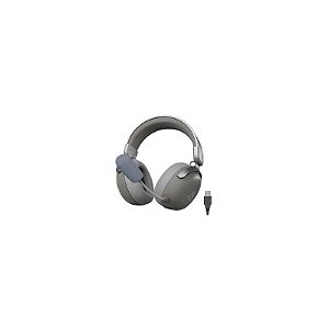 Headset Gamer Ajazz AHM008 Max / Sem Fio - Cinza / Branco (986949)