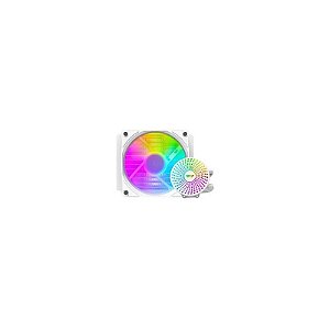 Cooler de Água para Processador Darkflash Radiant DC-120 120MM Argb - Branco