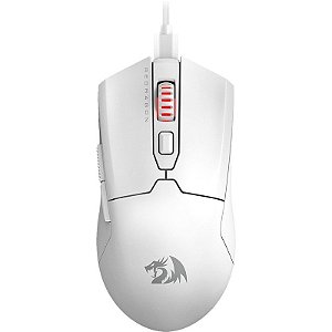 Mouse Gamer Redragon M995W Fyzu com cabo USB Branco