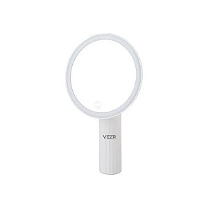 Espelho Portátil LED para Maquiagem Vezr Espelho de Maquiagem LED SK-001 - USB-C - Branco