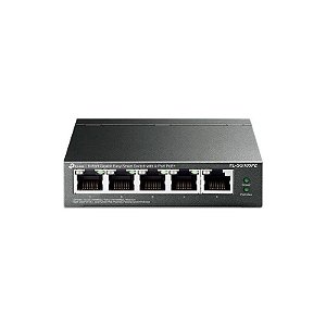Hub Switch TP-Link 5 Portas TL-SG105PE Smart Gigabit 4POE+ 65W