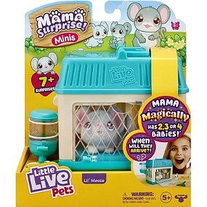 Peluche Lil' Mouse Litle Live Pets Mama Surpresa Alce - 26510