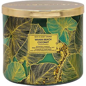 Vela Aromática Bath & Body Works Waikiki Beach Coconut - 411g