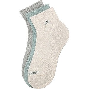 Meias Calvin Klein CKW231QT04003 - Feminina (3 Pares)