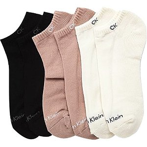 Meias Calvin Klein CVW243NS02002 - Feminina (6 Pares)