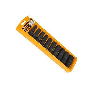 Jogo de Dados Largos Tolsen 18296 12,7 MM 10 Peças