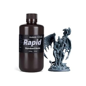 Resina para Impressora 3D Elegoo Rapid Standard - Cinza 1KG