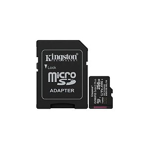 Cartão de Memória Kingston SDCS3/256GB Canvas Select Plus - 256GB - Micro SD com Adaptador - 150MB/s