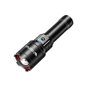 Lanterna LED Smiling Shark SD-7004 10000 Lúmens - Preto