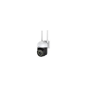Câmera de Segurança 4LIFE FLD4G-s 360° Falcon View Smart Externa / Wi-Fi / 2.5K / 4MP - Branca