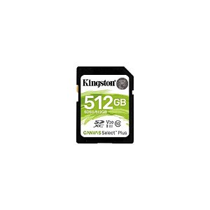 Cartão SD 512GB Kingston Canvas Select Plus SDS2