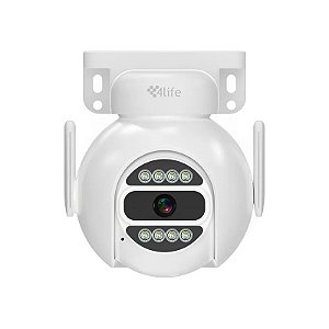Câmera de Vigilância IP 4LIFE FLD8G 2.5K 4MP Wifi - Branco