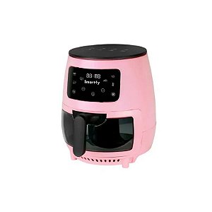 Fritadeira Elétrica Air Fryer Smartfy AF03RS 220V Rosa Pin/3,6L/Digital