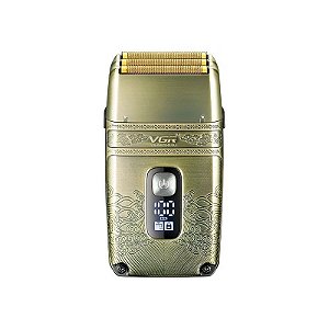 Barbeador Elétrico VGR Voyager V-335 Bivolt - Dourado
