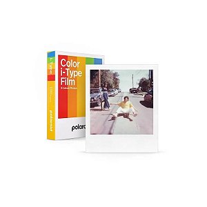 Papel Fotográfico para Impressora Polaroid I-Type Color - 8 Unidades