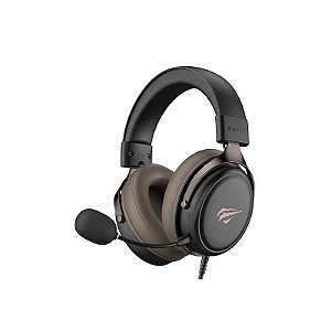Fone de Ouvido Gamer Havit NV-H2015Y-N 3.5 MM - Preto/Marrom