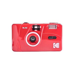 Câmera Compacta Analógica Kodak M38 com Flash - Vermelho