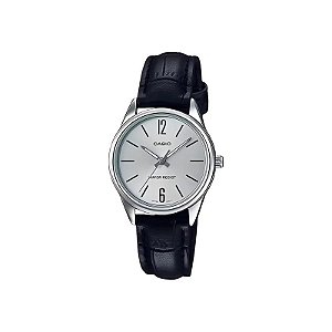 Relógio Casio LTP-V005L-7BUDF Analógico Feminino - Prata/Preto