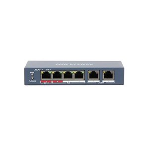 Hub Switch Hikvision 04P 10/100MBPS Poe RJ45 DS-3E0106HP-e