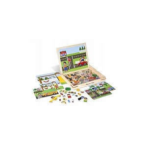 Jogo de Imagens Magnéticas de Madeira Melissa & Doug 19918