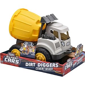 Caminhão de Brinquedo Meus Primeiros Carros Dirt Dirt Diggers Betoneira Little Tikes - 650574PEUC