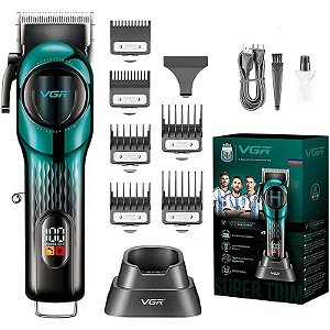 Cortador de Cabelo VGR Voyager Hair Clipper V-166 Verde