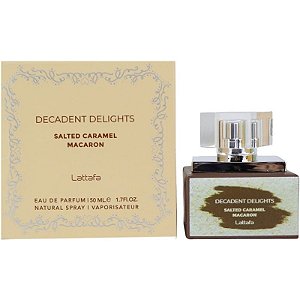 Perfume Lattafa Decadent Delights Salted Caramel Macaron EDP 50ml - Feminino