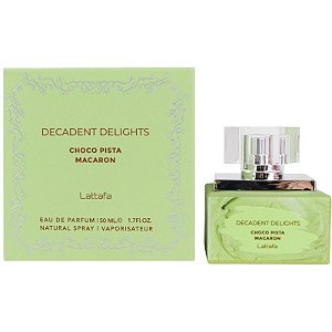 Perfume Lattafa Decadent Delights Choco Pista Macaron EDP 50mL - Feminino