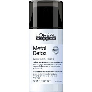 Creme Capilar L'Oréal Serie Expert Metal Detox - 100mL
