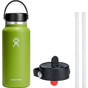 Garrafa Térmica Hydro Flask W32BTS321 946mL + Tampo WFS001 - Seagrass