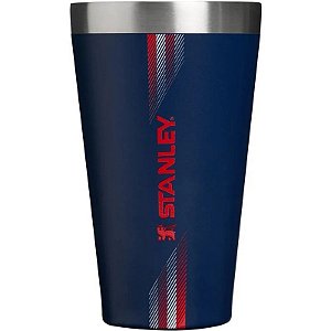 Garrafa Térmica Stanley The Stacking Pint - 10-13026-0407 (473ml) Azul Marinho Vermelho