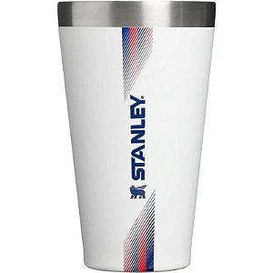 Copo Térmico Stanley The Stacking Pint - 10-13026-0411 (473mL) Team Branco Azul Escuro