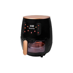 Fritadeira Elétrica Air Fryer Smartfy AF01B - 1400W - 3.6L - 220V 50/60Hz - com Visor - Preto