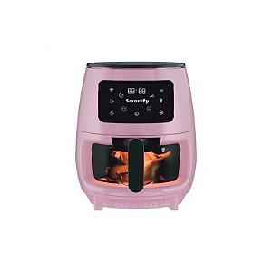 Fritadeira Elétrica Air Fryer Smartfy AF03RS 220V Rosa/3.6L/Digital