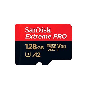 Cartão de Memória Micro SD Sandisk Extreme Pro 128GB / 200MBS (SDSQXCD-128G-GN6MA)