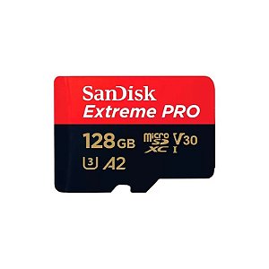Cartão de Memória Sandisk Micro SDXC Extreme Pro 128GB 200 MB/s - SDSQXCD-128G-GN6MA