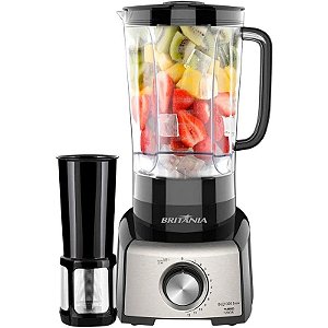 Liquidificador Britânia Inox BLQ1380 1200W de 12 Velocidades + Turbo - 220V/60Hz