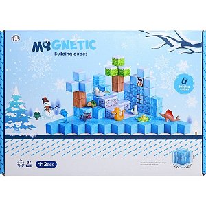 Kit de Construção de Cubos Magnéticos Magnetic Chuang Huang - CH1267 (112 peças)