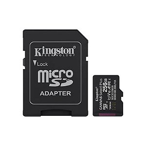 Memória Micro SD Kingston Canvas Select Plus 150 MB/s Uhs-I C10 256 GB - (SDCS3/256GB)