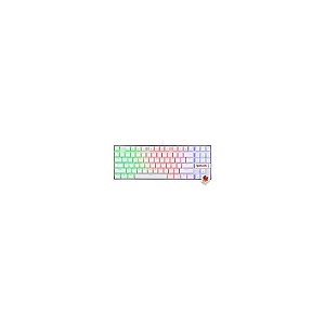 Teclado Gamer Mecânico Redragon K552W-RGB Kumara USB / RGB / Red / Inglês - Branco
