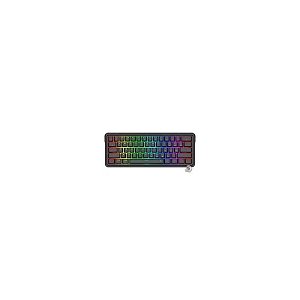 Teclado Gamer Mecânico Redragon K722-RGB Ironguard USB / RGB / Inglês - Preto