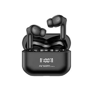 Fone de ouvido Argom ARG-HS-5086BK SkeiPods E86 - Preto