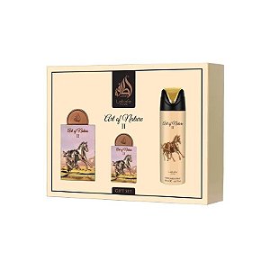 Kit Perfume Lattafa Pride Art Of Nature II Edp 100ML + Mini Perfume 20ML + Spray 200ML - Unissex