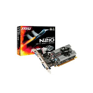 Placa de Vídeo G210 1GB MSI N210 DDR3 64 Bit 912-V809-3634 912-V809-3634 N210-MD1G/D3