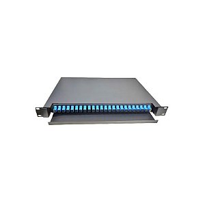 Distribuidor Óptico F. Dio 24 Cores ODF Completo JZ-1823-Upc