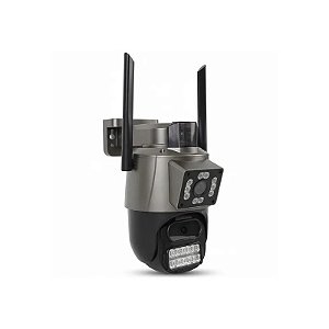 Câmera IP Abc A3058 Pro Dome Wifi HFD 9MP/8K - Cinza